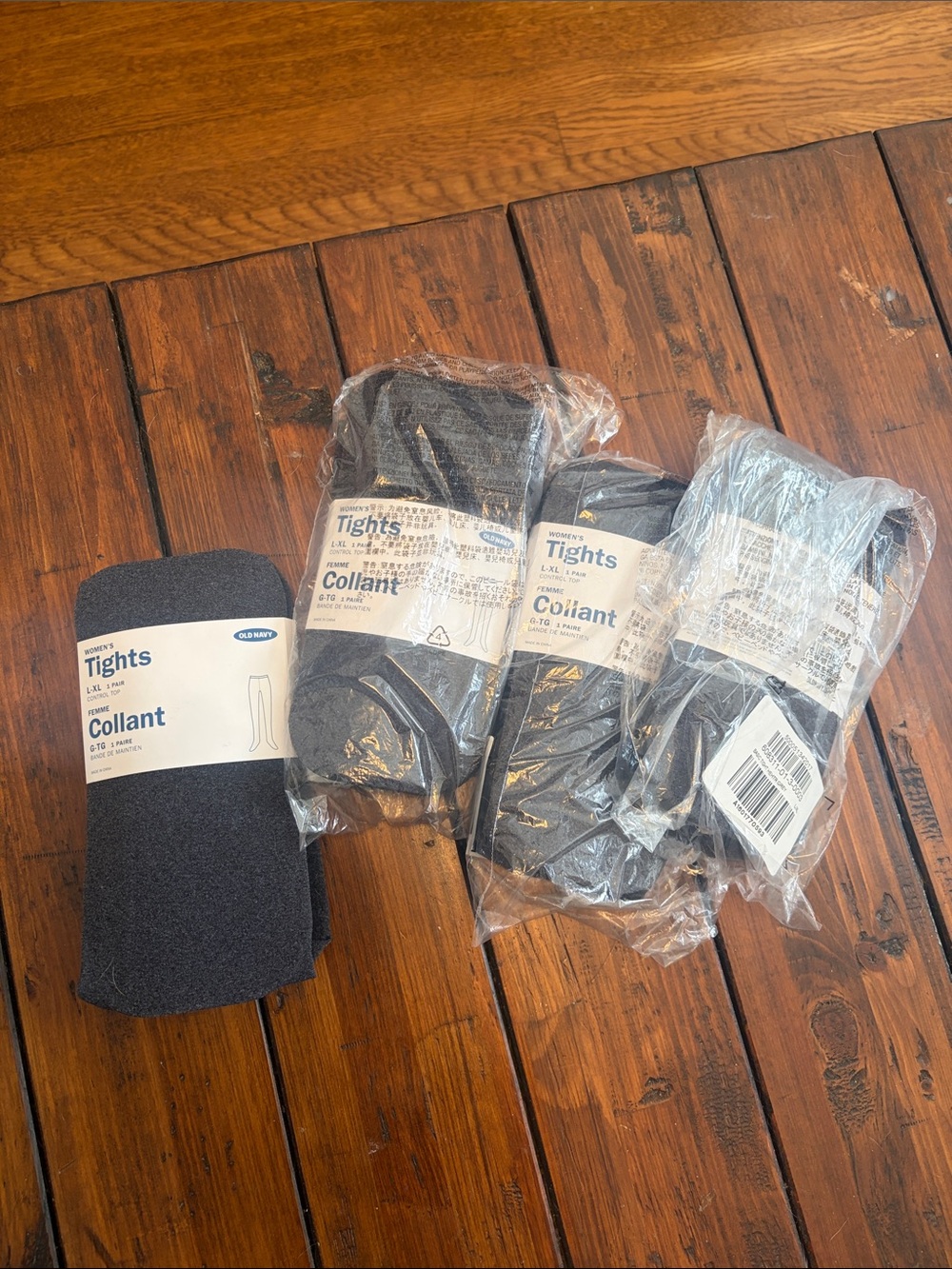 Old Navy Black Women's Tights – Pack of 4